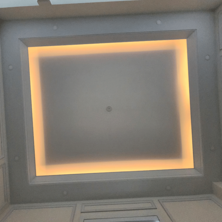Warm ceiling cove lighting that transforms interiors with a soft, inviting glow